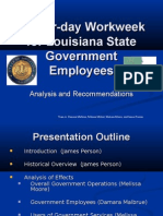 A Four-Day Workweek For Louisiana State Government Employees