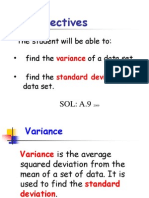Standard Deviation and Mean-Variance