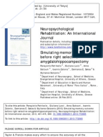 Simulating Memory Outcome Before Right Selective Amygdalohippocampectomy