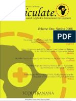 Volume I, Issue I, Spring 2008