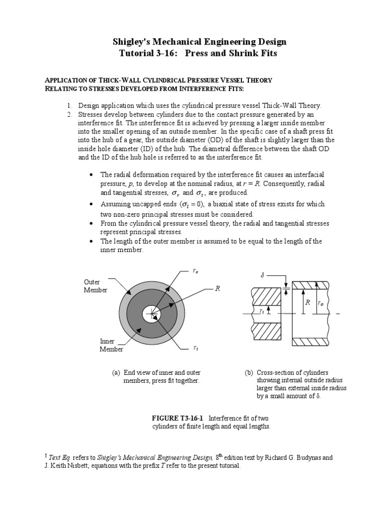 Press and Shrink Fits PDF