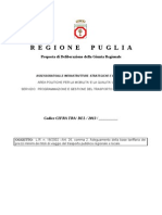 Regione Puglia - Proposta deliberazione Giunta - Programmazione trasporto pubblico