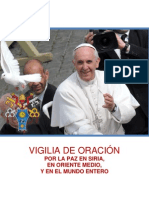 Vigilia de Oración Por La Paz en Unión Con S.S. El Papa Francisco