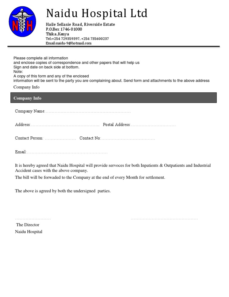 Provider Form | PDF