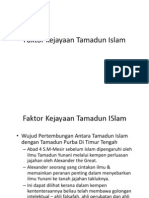 Faktor Kejayaan Tamadun Islam (1)