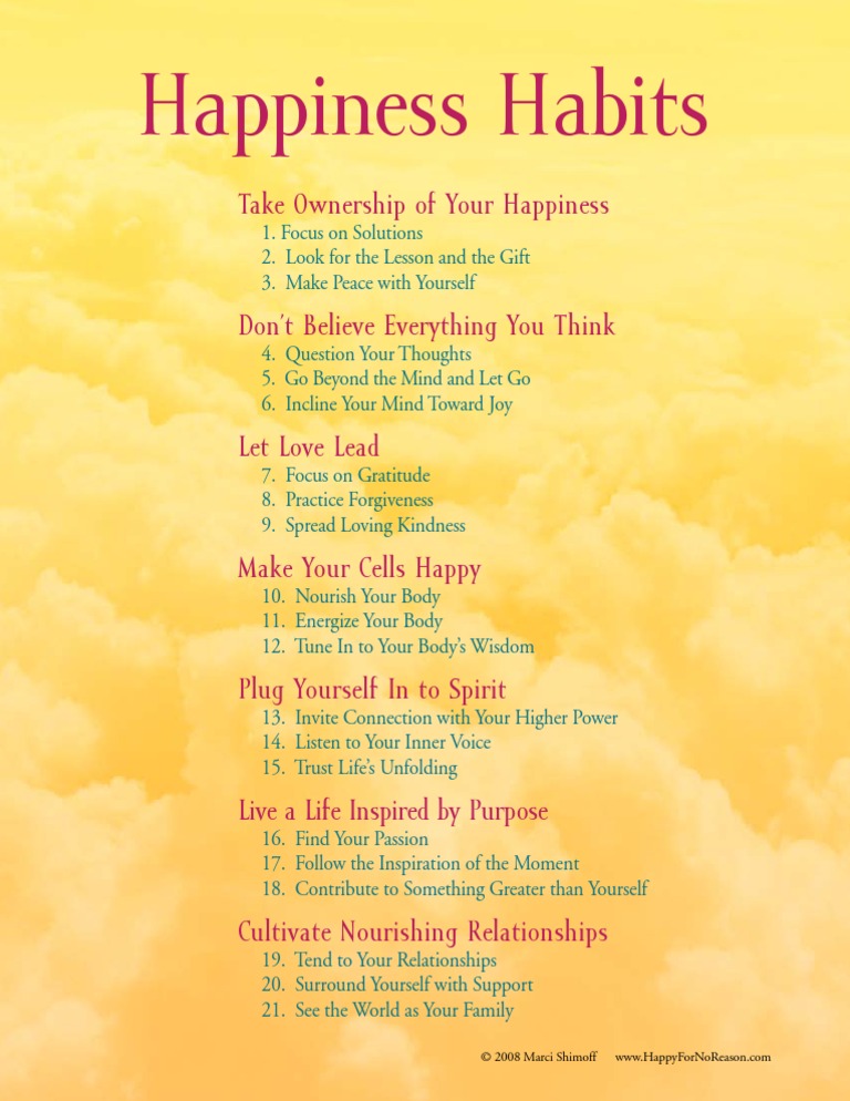 Happy For No Reason Miniposter PDF