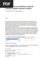 Download Contoh Program Sederhana Android Koneksi Dengan Database MySQL by Arifin J Sinaga SN165983086 doc pdf