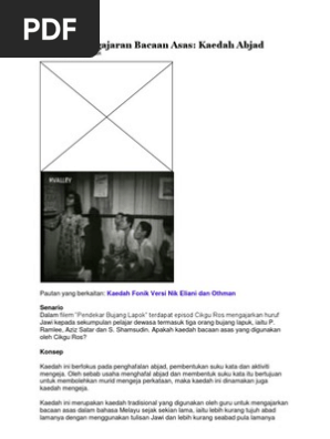 Kaedah Pengajaran Bacaan Asas Kelemahan Kekautan Bbm Pdf