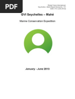 Download GVI Seychelles Marine Report Jan - Jun 2013 Cap Ternaypdf by GVI Seychelles SN165985280 doc pdf