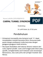 Carpal Tunnel Syndrome Print Ppt