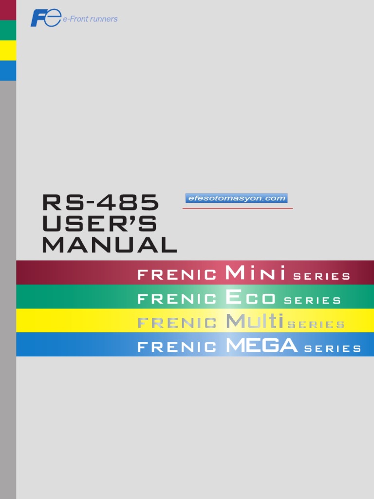 RS 485 User Manual for FRENIC Mini Eco Multi MEGA | Programmable Logic