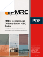 PMRC GDI Series - A Tool for Tracking How Government is Delivering on Its Development Commitments
