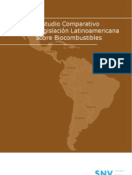 Estudio Comparativo Legislación Latinoamericana Biocombustibles
