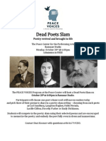 Dead Poets Slam One-Sheet