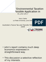 Comment: Environmental Taxation and Its Possible Application in Australia'