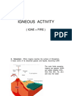IGNEOUS ACTIVITY AND VOLCANO TYPES