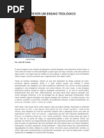 COMO ESCREVER UM ENSAIO TEOLÓGICO