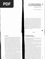 El Impacto Ambiental de La Actividad Humana. Carlos Reboratti
