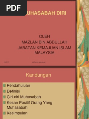 Muhasabah Diri Pdf
