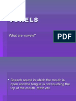 What are Vowels