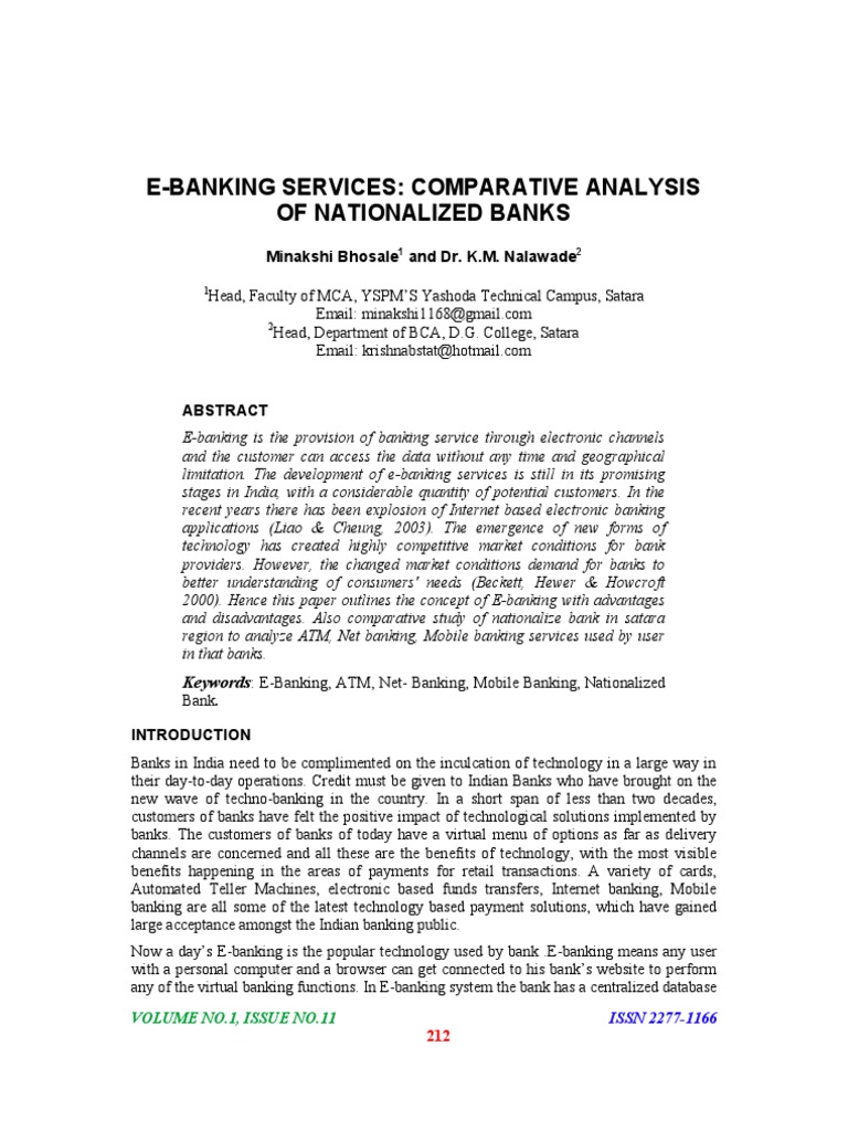 E Banking | PDF