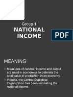 Group 1: National Income