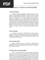 Chapter 2 Hypothesis Testing