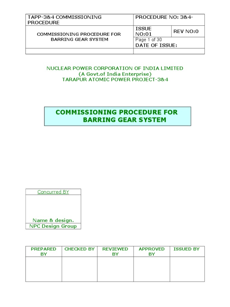 Barring Gear | Bearing (Mechanical) | Pump