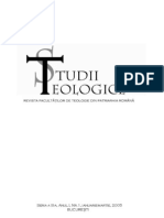 Studii Teologice - Seria III, Nr.1 Ianuarie-martie