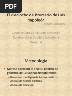 El Dieciocho de Brumario de Luis Bonaparte