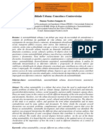 Artigo ELECS2009 Sustentabilidade Urbana Conceitos e Controversas Sampaio