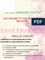 The Parliamentary System