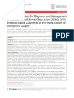 Bologna Guidelines For Diagnosis and Management