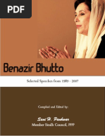 Download Benazir Bhutto Selected Speeches 1989-2007 by Sani Panhwar SN16609501 doc pdf