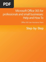 Microsoft Office 365 for Professionals and Small Businesses - Help and How To