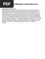 Download Contoh Proposal Mengikuti Lomba Robot Line Follower by Andy Herlambang SN166095601 doc pdf