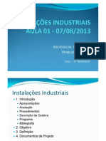 Instalações Industriais - 2013-02 - Aula 01