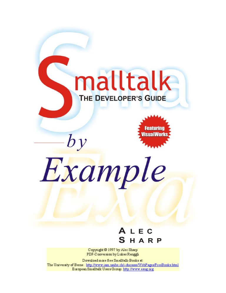PDF-Conversion by Lukas Renggli Download More Free Smalltalk-Books At ...