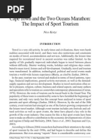 Download Cape Town and the Two Oceans Marathon the Impact of Sport Tourism by TonyCalUSM SN166119076 doc pdf