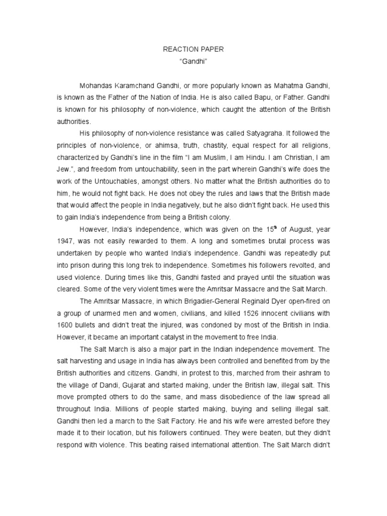 Mahatma Gandhi Research Paper Examples That Really Inspire | WOW Essays