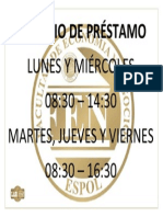 Horario de Préstamo