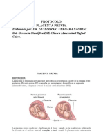 Protocolo Placenta Previa