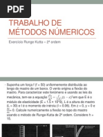 Trabalho de Métodos númericos 2 bimestre