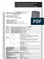 Controlador Acceso Ar-721h