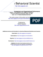 Human Resource Management and Organizational Performance