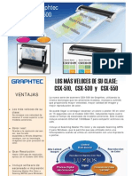 Scanner Gran Formato Graphtec Csx 500 510 530 550