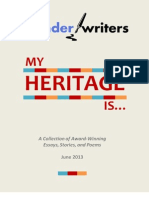 Wonder Writers - 7th Contest Book - My Heritage Is...