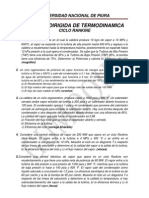 Practica Dirigida de Termodinamica (Ciclo Rankine)