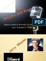 Género Musical Derivado en Su Origen Del Jazz, El Gospel y El Blues