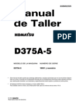 Manual de taller en Español D 375 A - 5